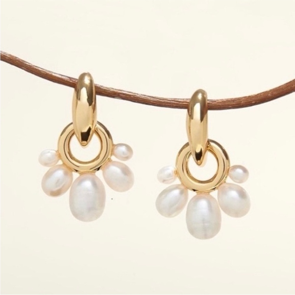 Mignonne Gavigan Faux Pearl Margot Drop Earrings